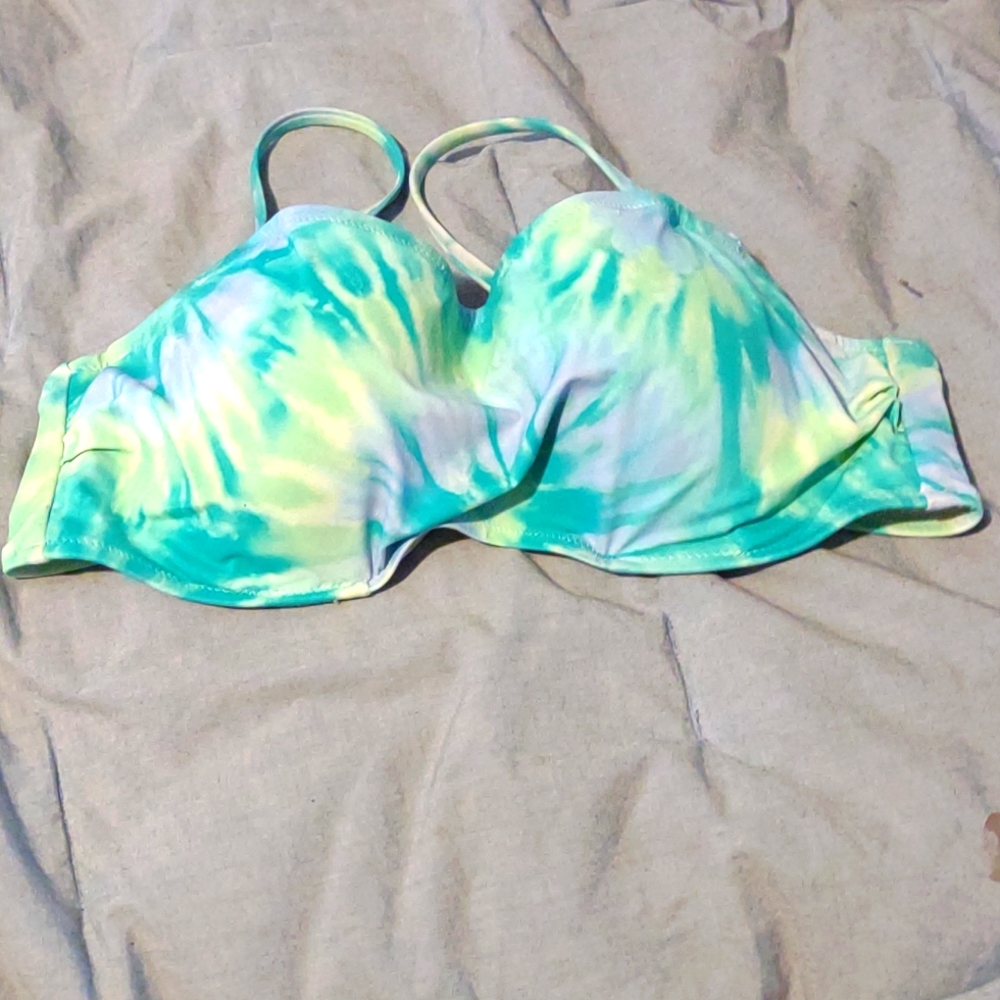 Tie dye bikini top